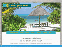 Tablet Screenshot of blueoysterhotel.com